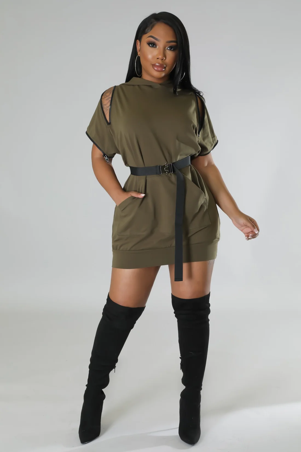 Dat Hoodie - Multi Style Mini Dress