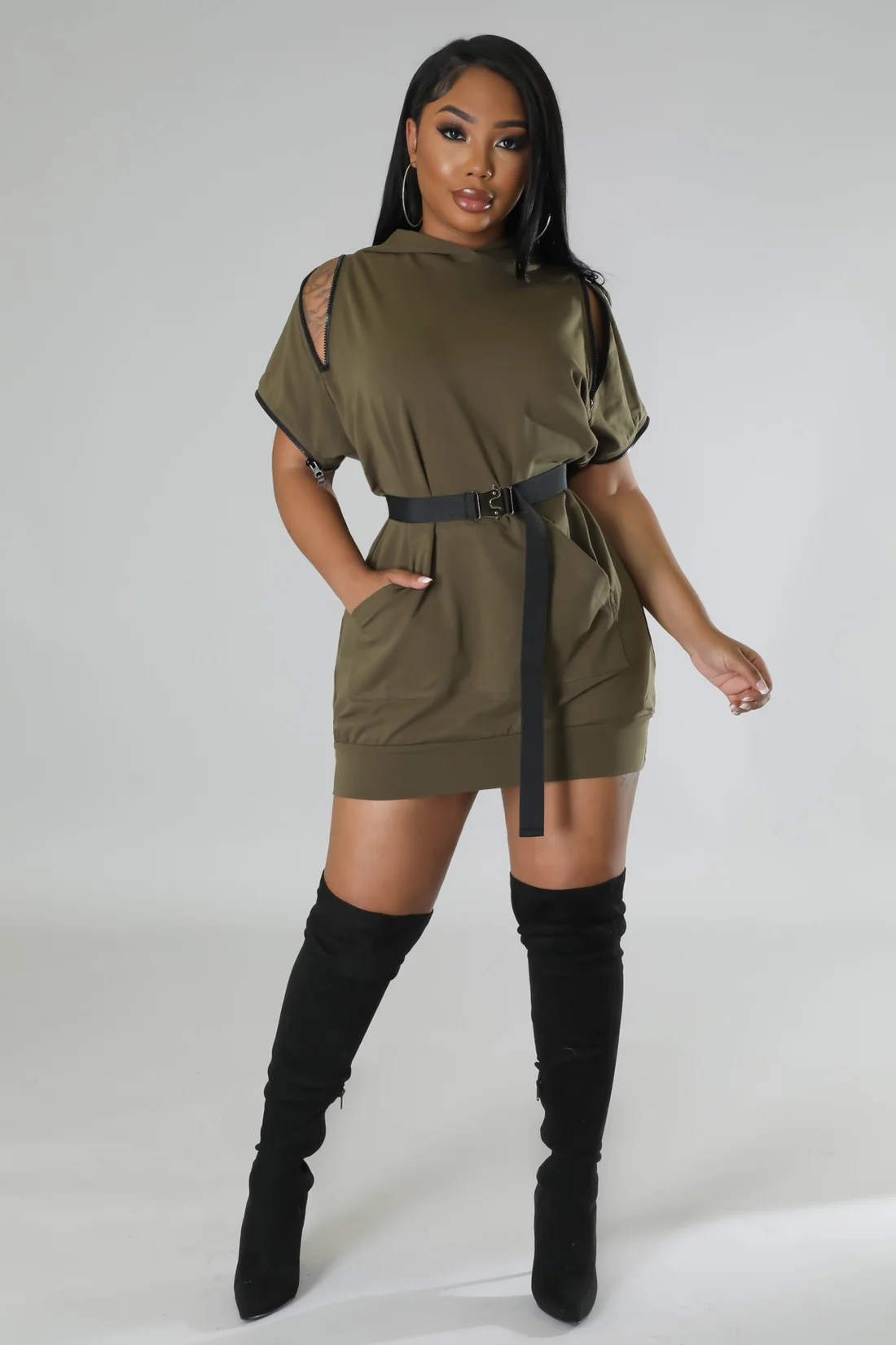 Dat Hoodie - Multi Style Mini Dress