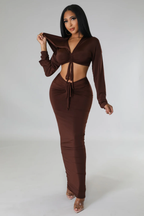 Dnt Sleep On Ma - 2 Piece Maxi Skirt Set