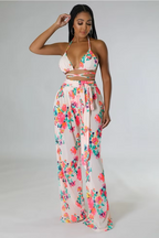 Summa Gurl - 3 Piece Floral Swimsuit Set
