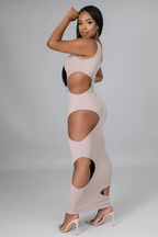Read Bout Me - Long Cutout Maxi Dress