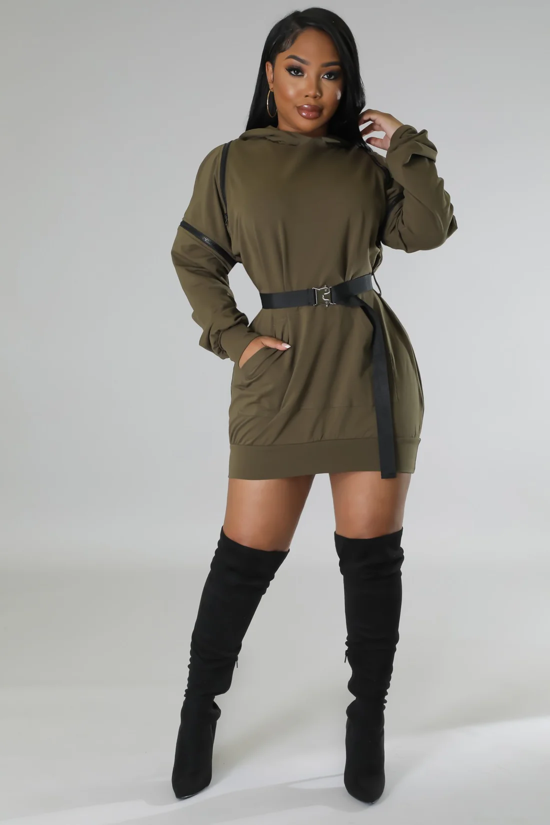 Dat Hoodie - Multi Style Mini Dress