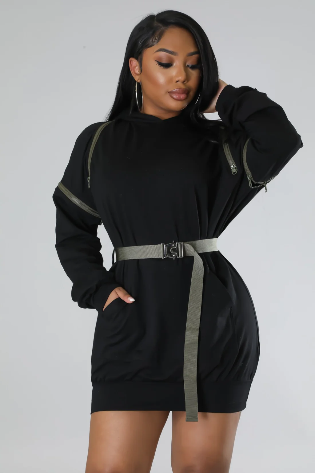 Dat Hoodie - Multi Style Mini Dress