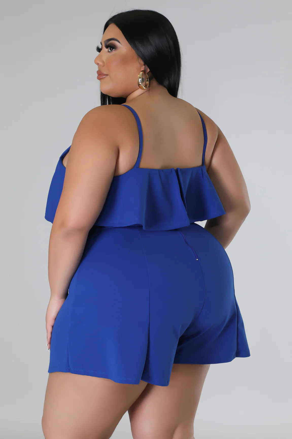 Ruffle Me+ - Shorts Romper