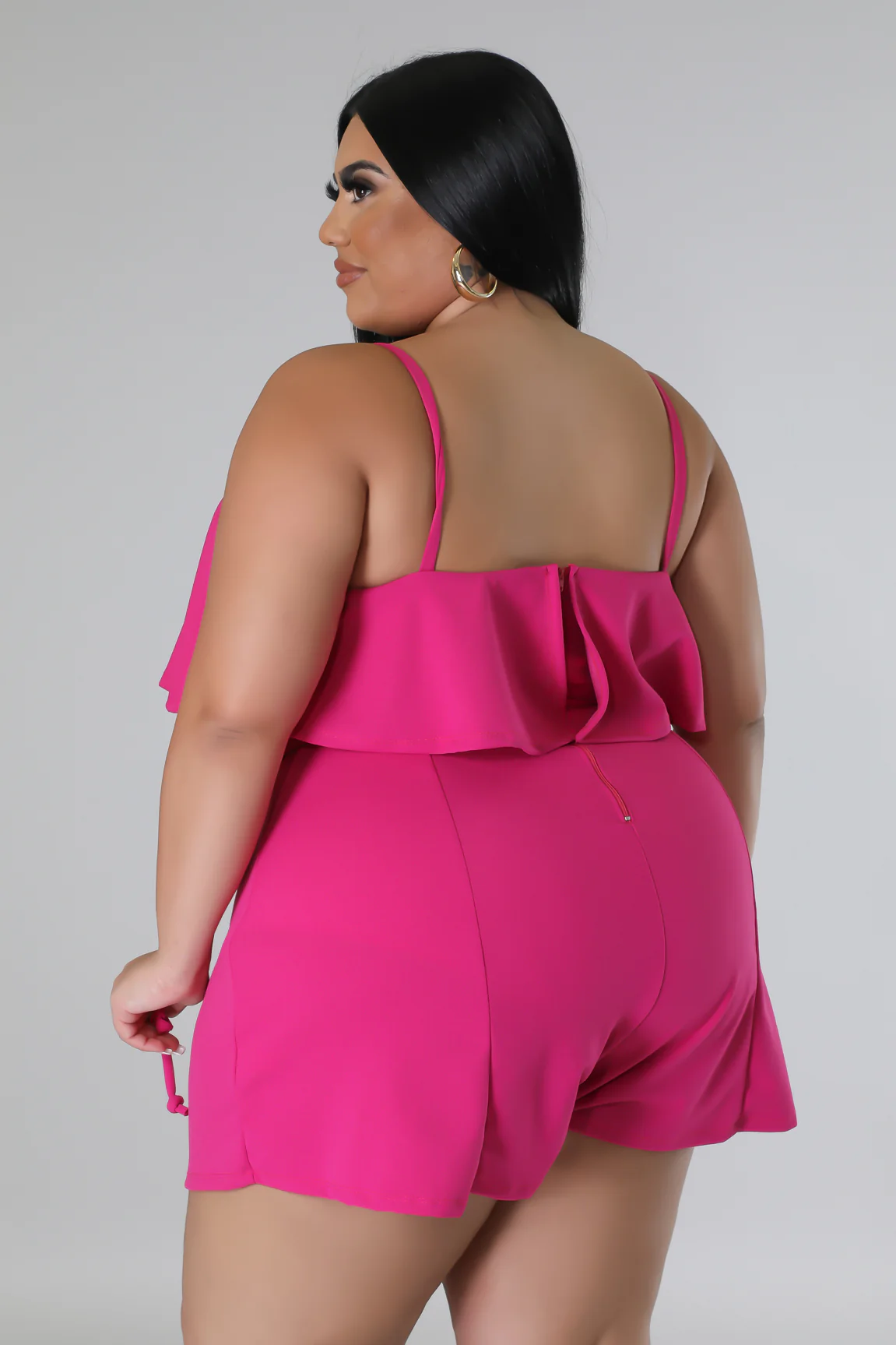 Ruffle Me+ - Shorts Romper