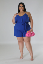 Ruffle Me+ - Shorts Romper