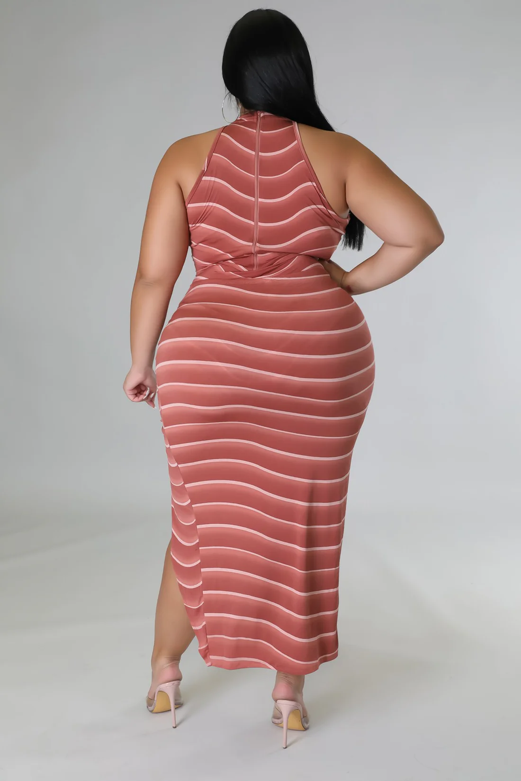 Rose Gold Love+ - 2 Piece Midi Skirt Set