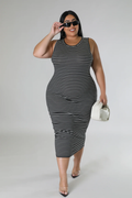 Knotty Captivating+ - Midi Dress