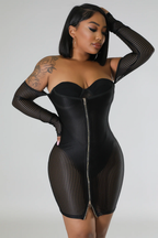 I'm Da Wave - KT Off Shoulders Mini Dress