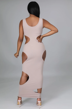 Read Bout Me - Long Cutout Maxi Dress