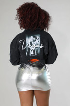 Viva Las Vegas! - Black Denim Jacket